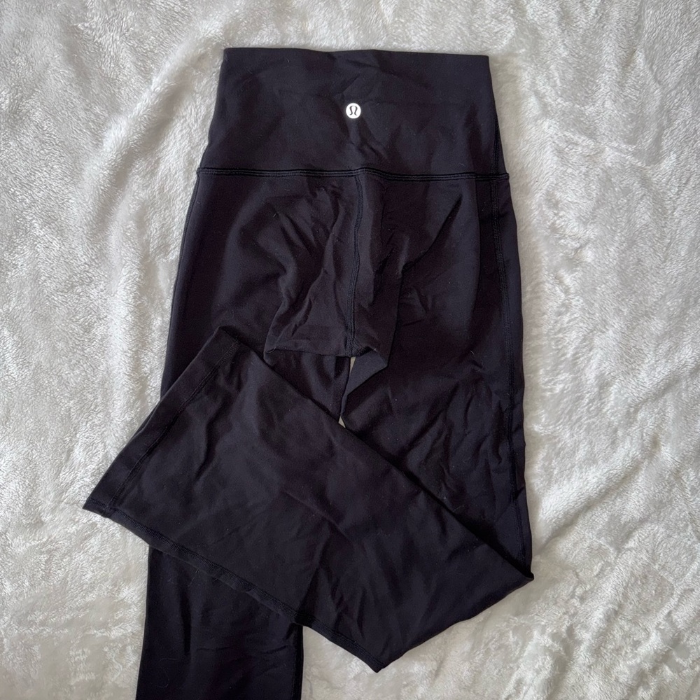 Lululemon Black High-Waisted Flare Leggings